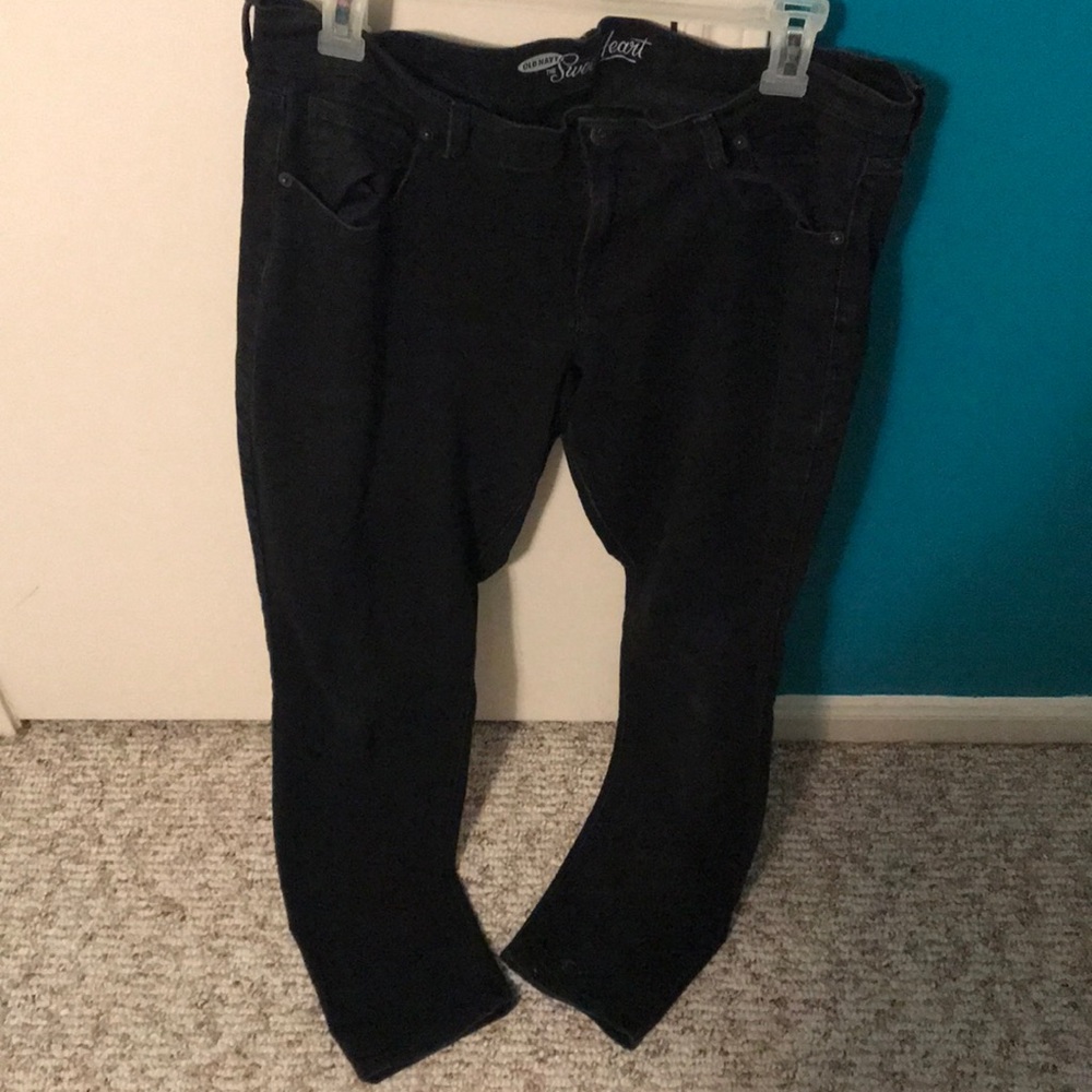 Old Navy, Sweetheart black skinny jeans